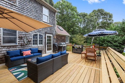 Eastham Cape Cod vacation rental - Large deck with all the necessities