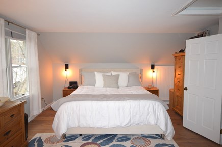 Eastham Cape Cod vacation rental - Primary bedroom with King Bedroom with reading area