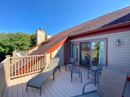 Ocean Edge, Brewster Cape Cod vacation rental - Upstairs Deck from Primary Bedroom