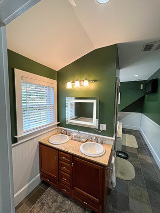 EASTHAM Cape Cod vacation rental - 2nd-floor bathroom featuring the LED mirror