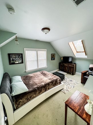 EASTHAM Cape Cod vacation rental - 2nd-floor guest bedroom (to the right) - queen bed & smart TV