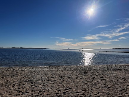 West Yarmouth Cape Cod vacation rental - Quiet, calm beach with view of Lewis Bay