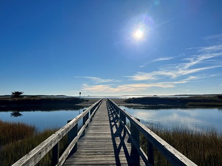 West Yarmouth Cape Cod vacation rental - Walk over the bridge to Colonial Acres beach.