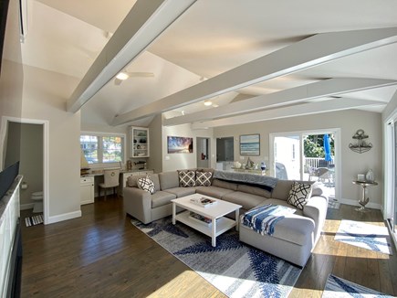 Harwich Cape Cod vacation rental - Main Living Room With Sleeper Sofa