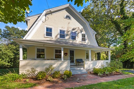 Orleans Cape Cod vacation rental - Front of the home with large Farmers Porch