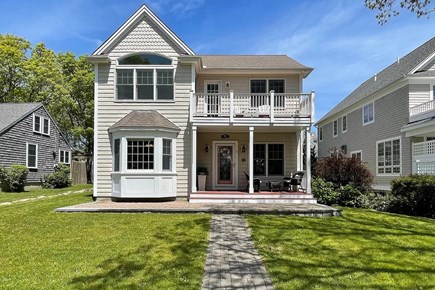 Mashpee, Rock Landing, New Seabury Cape Cod vacation rental - Front of the house. We will have a new door put on.