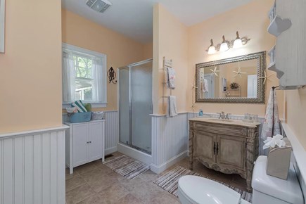 New Seabury Cape Cod vacation rental - First floor bathroom. New vanity not pictured
