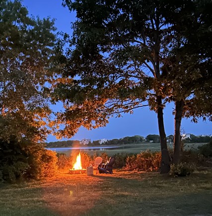 West Yarmouth Cape Cod vacation rental - Secluded fire pit area