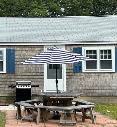 West Yarmouth Cape Cod vacation rental - Patio and grilling area