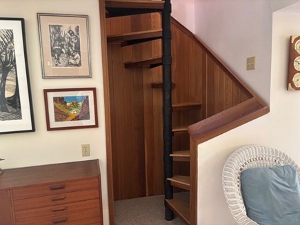 Truro Cape Cod vacation rental - Staircase to Lower Level