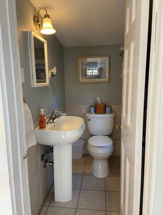 Dennisport Cape Cod vacation rental - Small half bath on first floor.