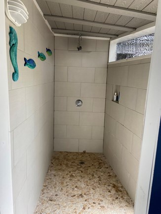 Dennisport Cape Cod vacation rental - Outside shower