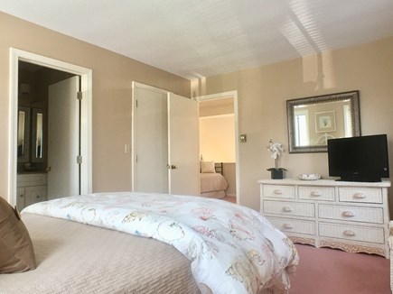 Ocean Edge, Brewster Cape Cod vacation rental - Primary Bedroom - Queen Bed, TV, A/C