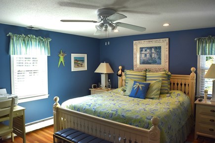 Centerville Cape Cod vacation rental - King master bedroom with private shower bath