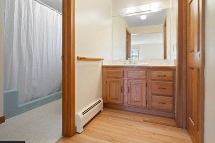 North Eastham Cape Cod vacation rental - Master bath, with low entry shower