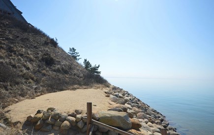 North Eastham Cape Cod vacation rental - Top of stairs leading to beach