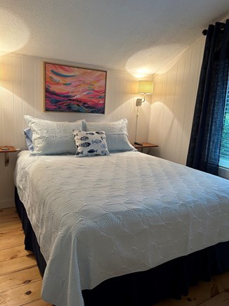 Mashpee, New Seabury Cape Cod vacation rental - Main bedroom with queen sized bed, closet and TV