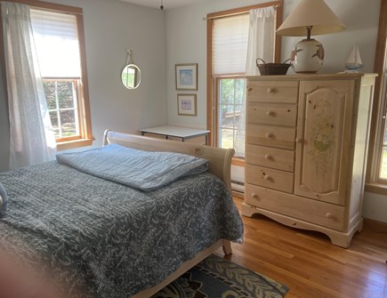 North Eastham Cape Cod vacation rental - First floor roomy bedroom, queen-sized bed. Dresser. Full closet.