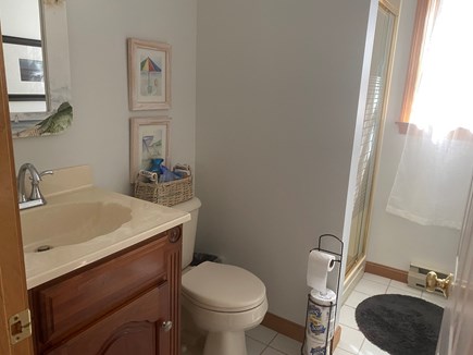 North Eastham Cape Cod vacation rental - First floor full bathroom (shower stall).