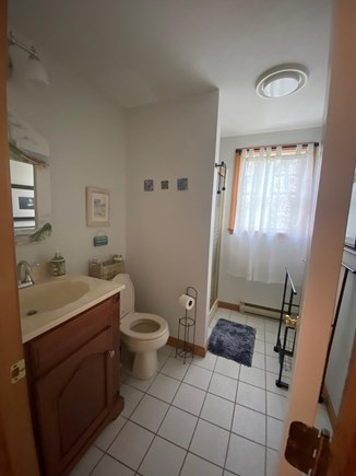 North Eastham Cape Cod vacation rental - First floor full bathroom (shower stall) adjacent to two bedrooms