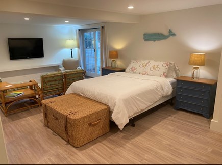 Brewster Cape Cod vacation rental - Basement bedroom and seating area