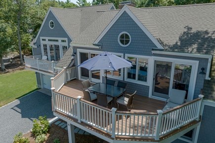 New Seabury Cape Cod vacation rental - Outdoor decks (there are two) with views of bay