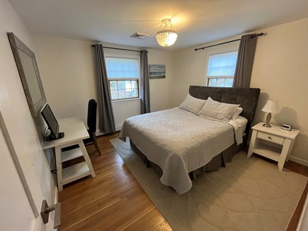 Dennis Cape Cod vacation rental - 2nd bedroom with queen bed and desk with charging station