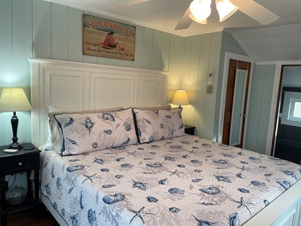 Hyannis Cape Cod vacation rental - Master Bedroom #1 with King Bed & half bath