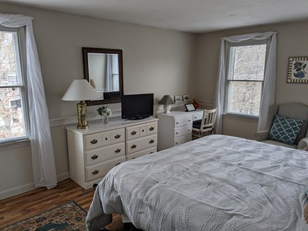 Brewster Cape Cod vacation rental - Master bedroom with ensuite bath and walk-in closet
