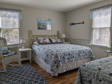 Brewster Cape Cod vacation rental - Bedroom #3 has one queen bed and one twin bed.