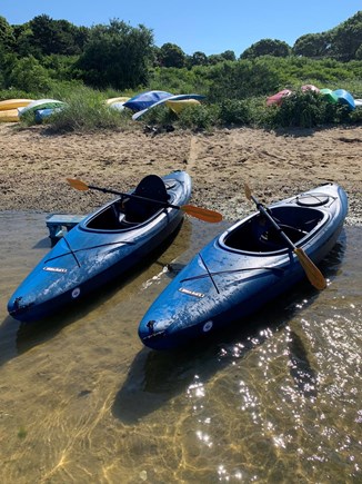 East Falmouth Cape Cod vacation rental - Two kayaks kept at water down the block for exclusive use