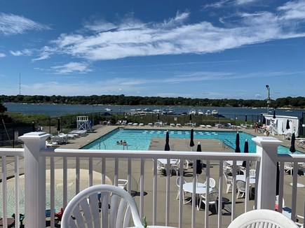 East Falmouth Cape Cod vacation rental - Pool and water view from clubhouse