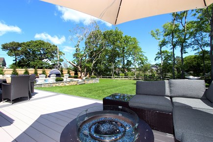 Dennis Cape Cod vacation rental - Comfortable couches for cozy nights around the fire pit