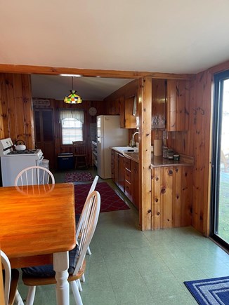 Harwich Cape Cod vacation rental - Spacious kitchen, slider out to outdoor seating