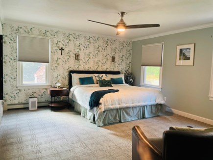 Sandwich Cape Cod vacation rental - Main bedroom with king sized bed.