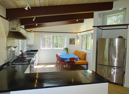On Higgins Pond in Wellfleet Cape Cod vacation rental - Completely renovated kitchen with new appliances