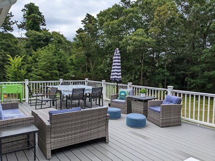 Harwich Cape Cod vacation rental - Private deck with plenty of seating to relax