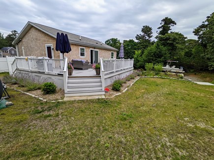Harwich Cape Cod vacation rental - Very private backyard with large deck and grill