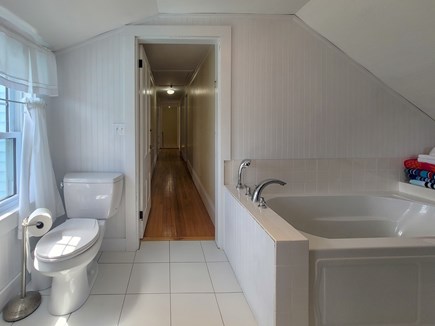 Harwich Cape Cod vacation rental - Upstairs bathroom with garden tub
