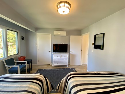 Ocean Edge, Brewster Cape Cod vacation rental - Secondary Bedroom with a Double and a Twin bed, TV and A/C