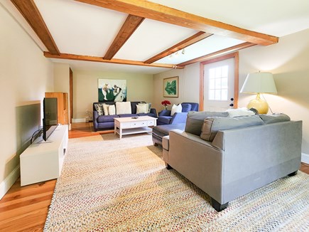 Falmouth Cape Cod vacation rental - Spacious livingroom with small balcony