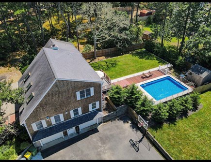 West Harwich Cape Cod vacation rental - Pool, space for yard games and basketball hoop!