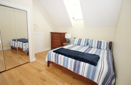 Wellfleet Village Cape Cod vacation rental - Spacious second floor main bedroom in back of house with king bed