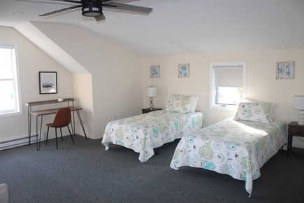 Eastham, Great Pond - 3981 Cape Cod vacation rental - Finished room above garage with twin beds