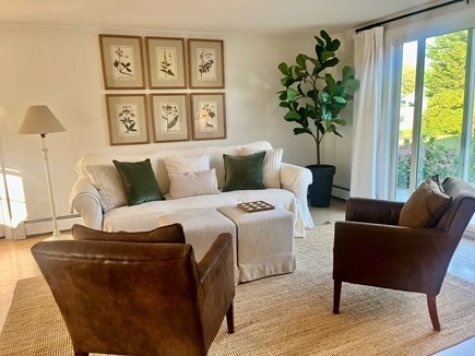 Falmouth Cape Cod vacation rental - Sitting room w/slider leading to back yard
