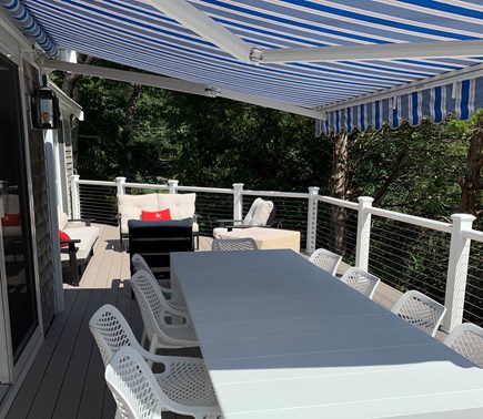 East Orleans Cape Cod vacation rental - Wonderful outdoor dining with awning