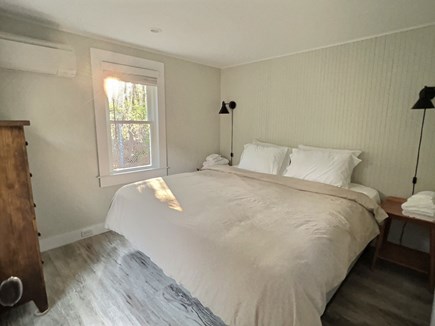 Brewster Cape Cod vacation rental - Downstairs master bedroom with closet and dresser