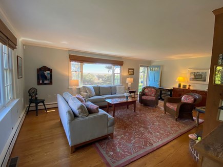 Eastham Cape Cod vacation rental - Living room with gorgeous view of Nauset Marsh and Atlantic.