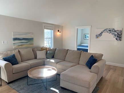 Lewis Bay, West Yarmouth Cape Cod vacation rental - Living room off kitchen