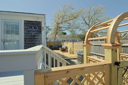 Dennis Port Cape Cod vacation rental - Brand new trellis with new decks & outdoor furniture